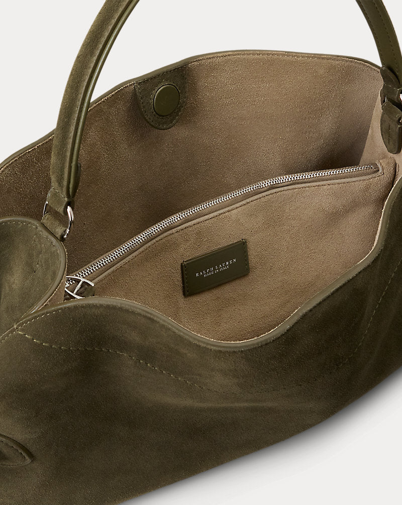 Borsa a spalla Ralph in vitello — Cipresso