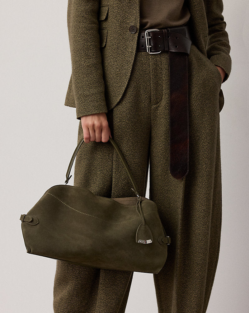 Borsa a spalla Ralph in vitello — Cipresso