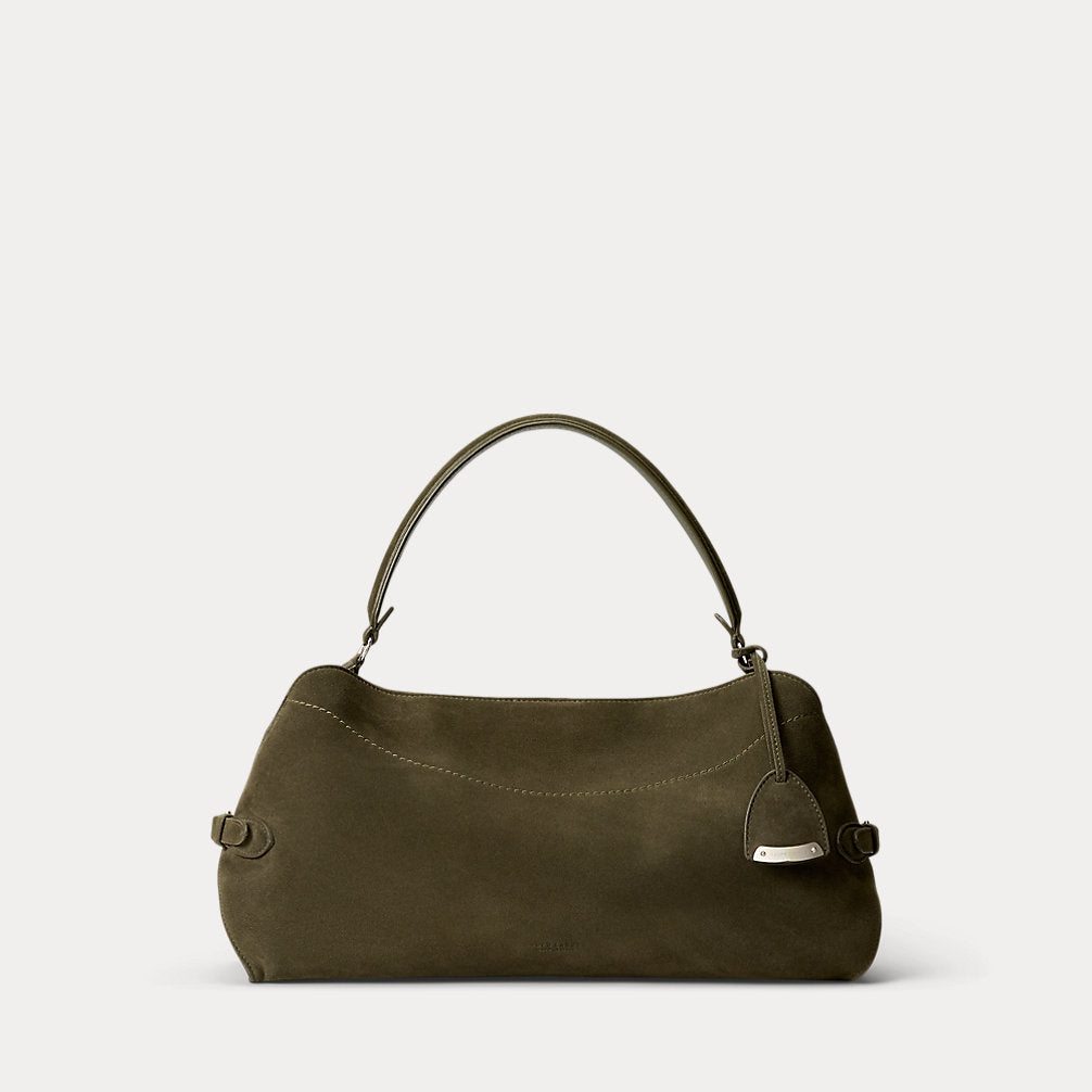 Borsa a spalla Ralph in vitello — Cipresso