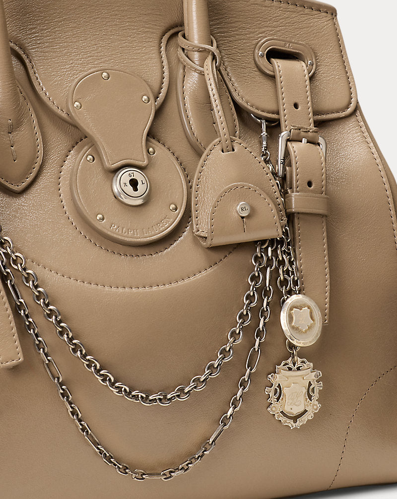 Borsa Extra-Soft Ricky 33 in pelle — Grigio talpa