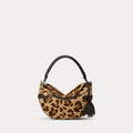Borsa a tracolla Ralph mini in cavallino — Col cuoio multi/Cioccol