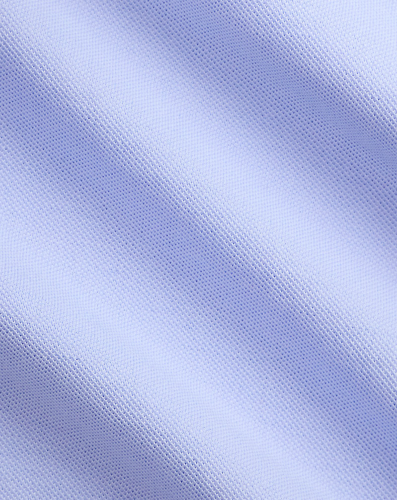 Camicia ultraleggera in piqué — Blu ghiaia