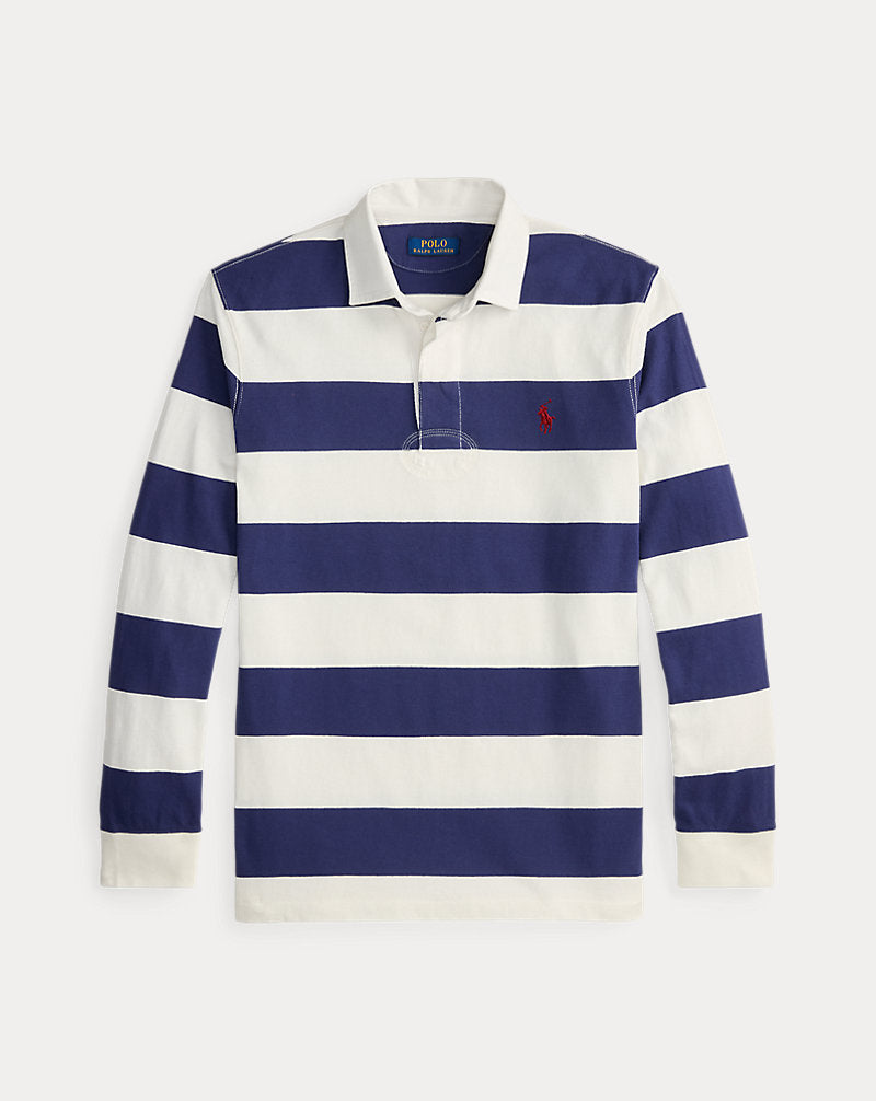 L'iconica maglia da rugby — Panna trofeo/Blu navy