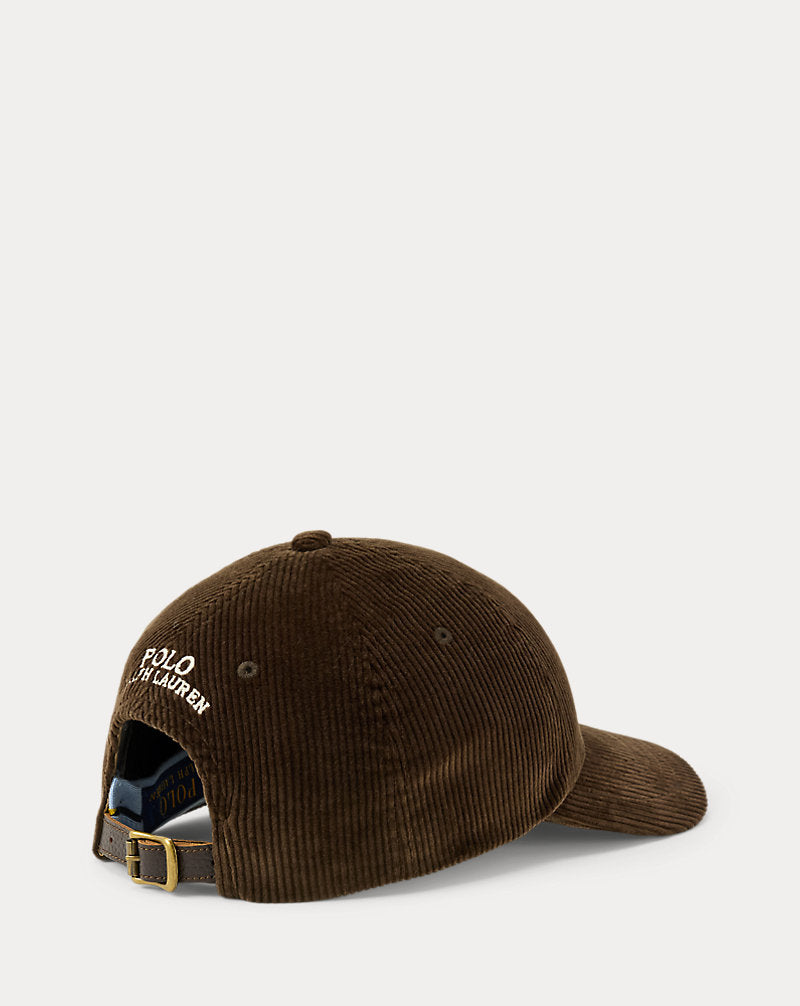 Cappellino baseball in velluto a coste — Faggio scuro