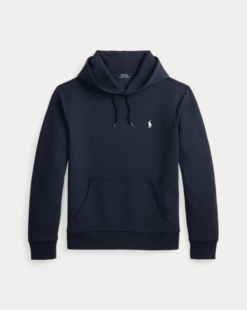 Felpa con cappuccio a maglia doppia — Blu navy Aviator