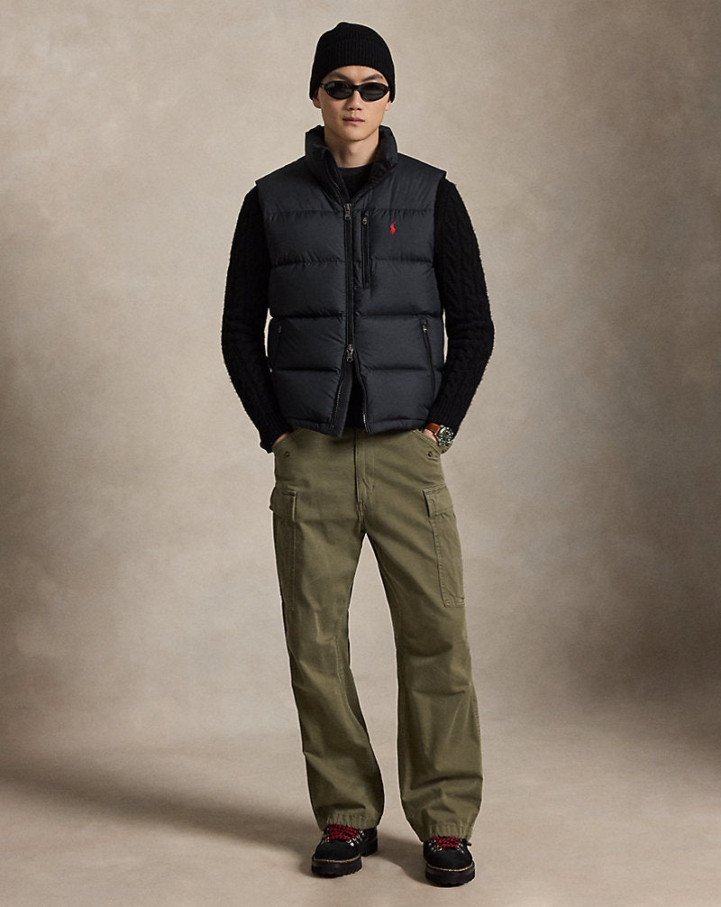 Il gilet Gorham in piumino — Nero Polo