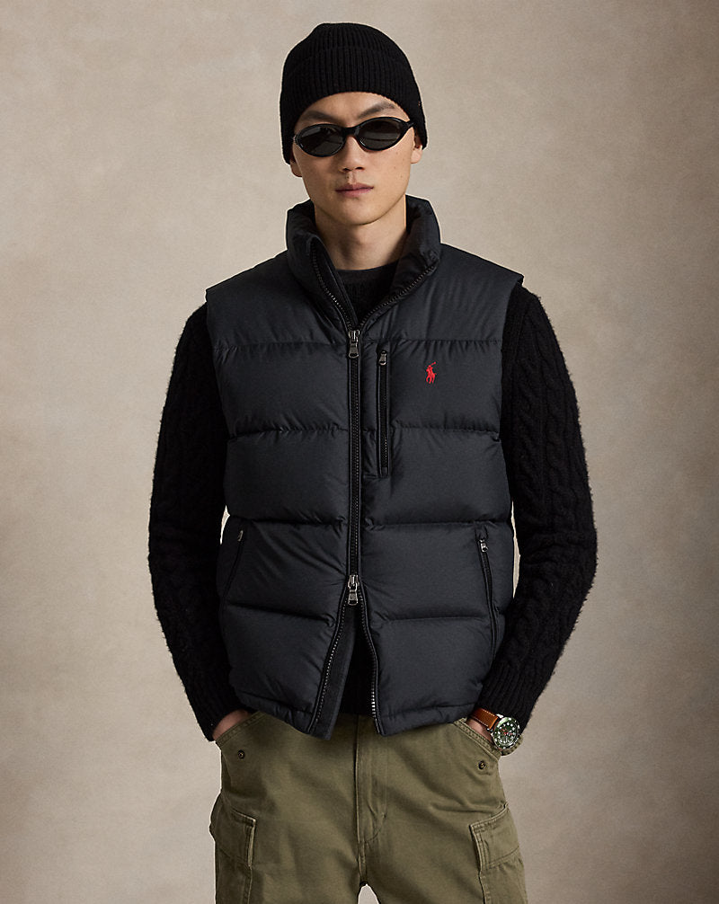 Il gilet Gorham in piumino — Nero Polo