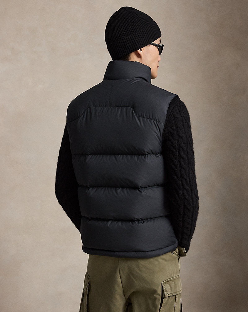 Il gilet Gorham in piumino — Nero Polo