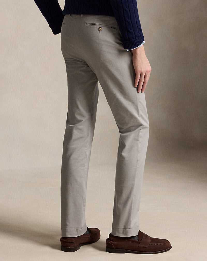 Pantaloni Greenwich stretch Slim-Fit — Grigio nebbia
