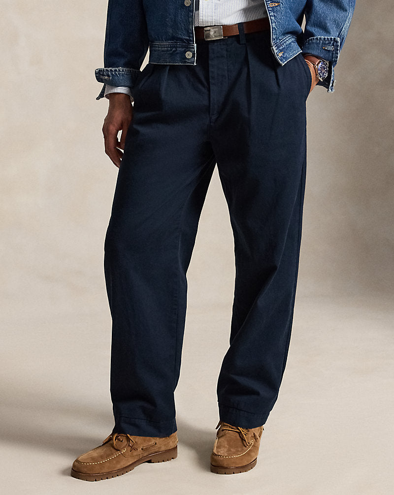 Pantaloni chino Suffield Relaxed-Fit — Blu navy Aviator