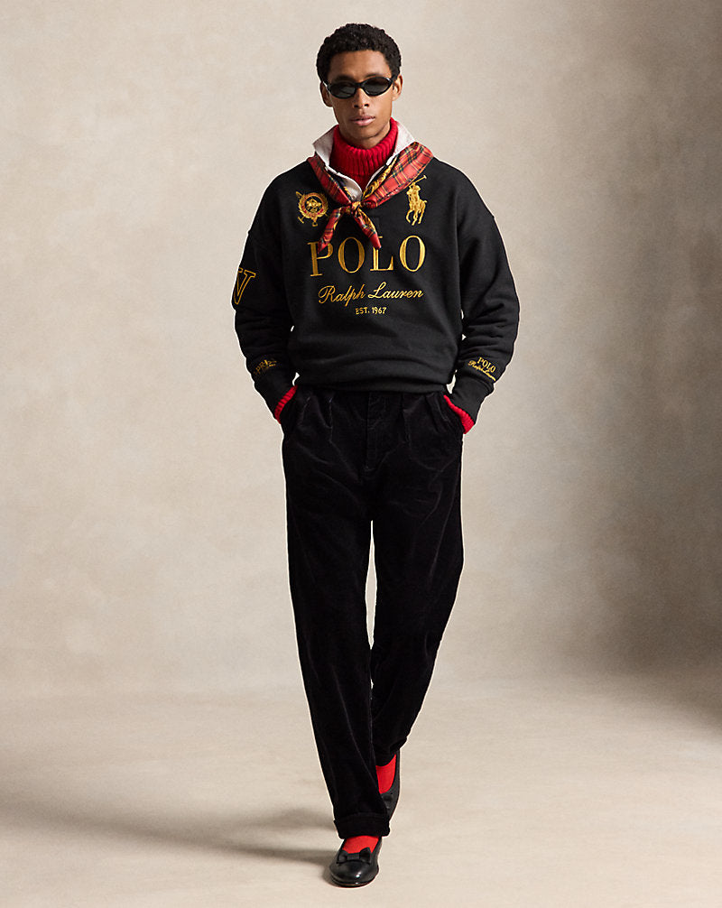 Felpa da rugby Big Pony Relaxed-Fit — Nero Polo