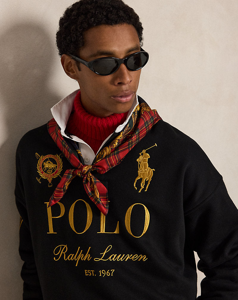 Felpa da rugby Big Pony Relaxed-Fit — Nero Polo
