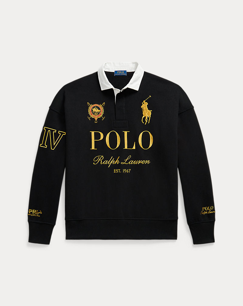 Felpa da rugby Big Pony Relaxed-Fit — Nero Polo