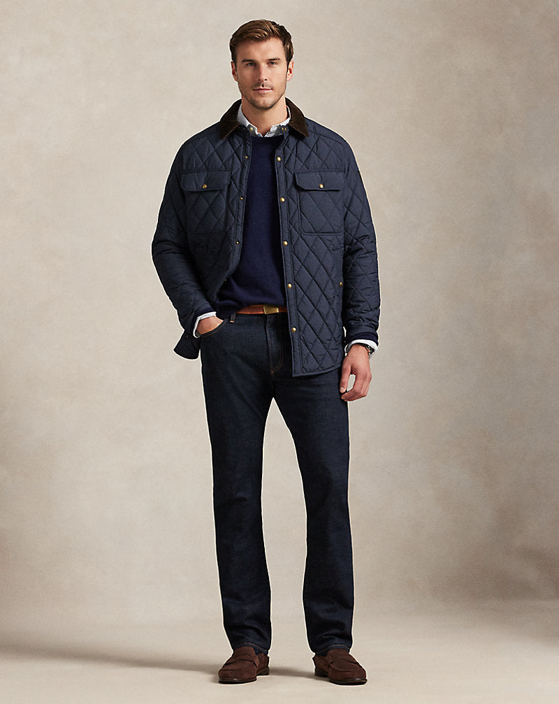 Jeans Hampton taglio dritto — Délavé stretch