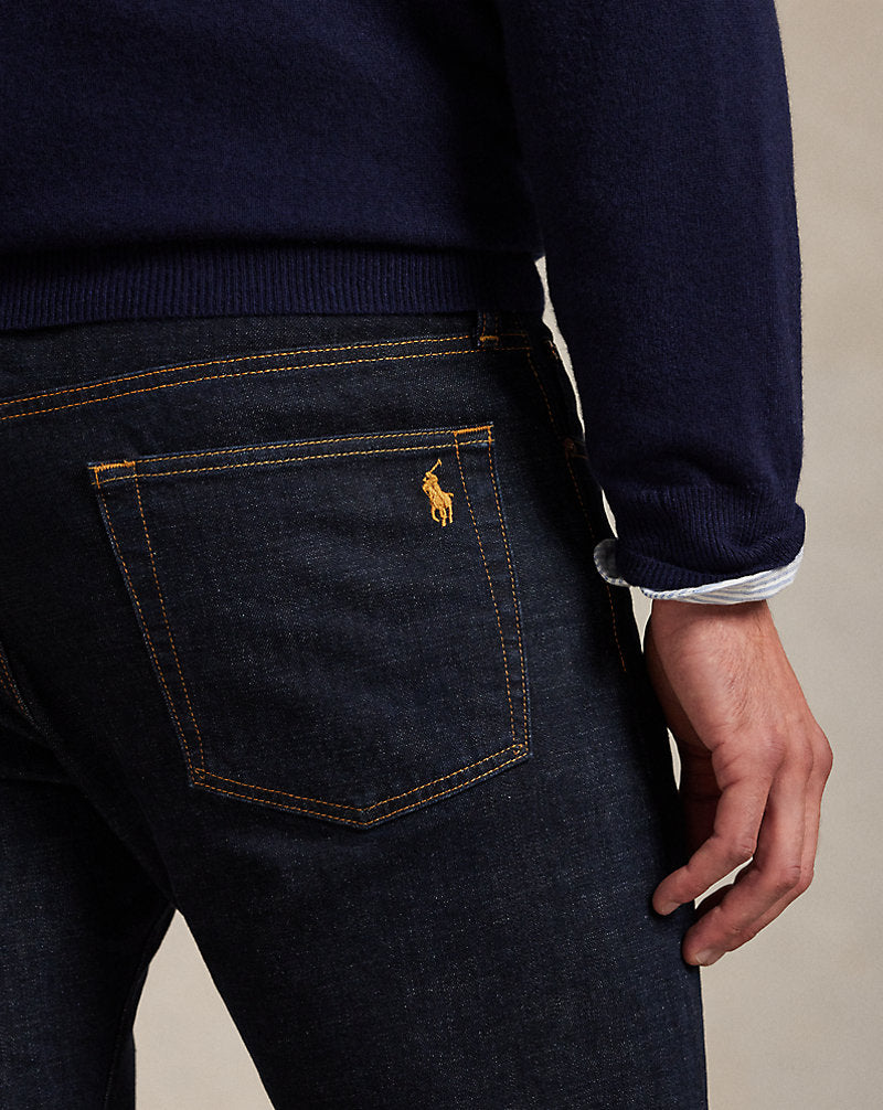 Jeans Hampton taglio dritto — Délavé stretch