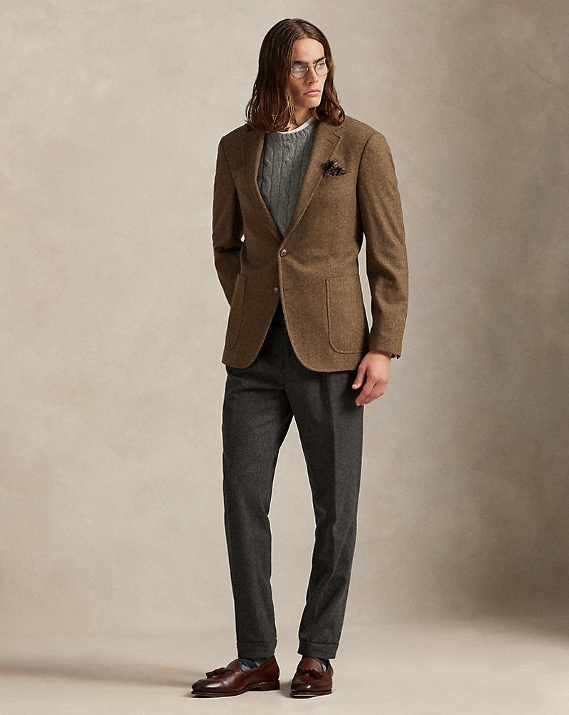 Giacca Polo Modern-Fit — Brown/Tan