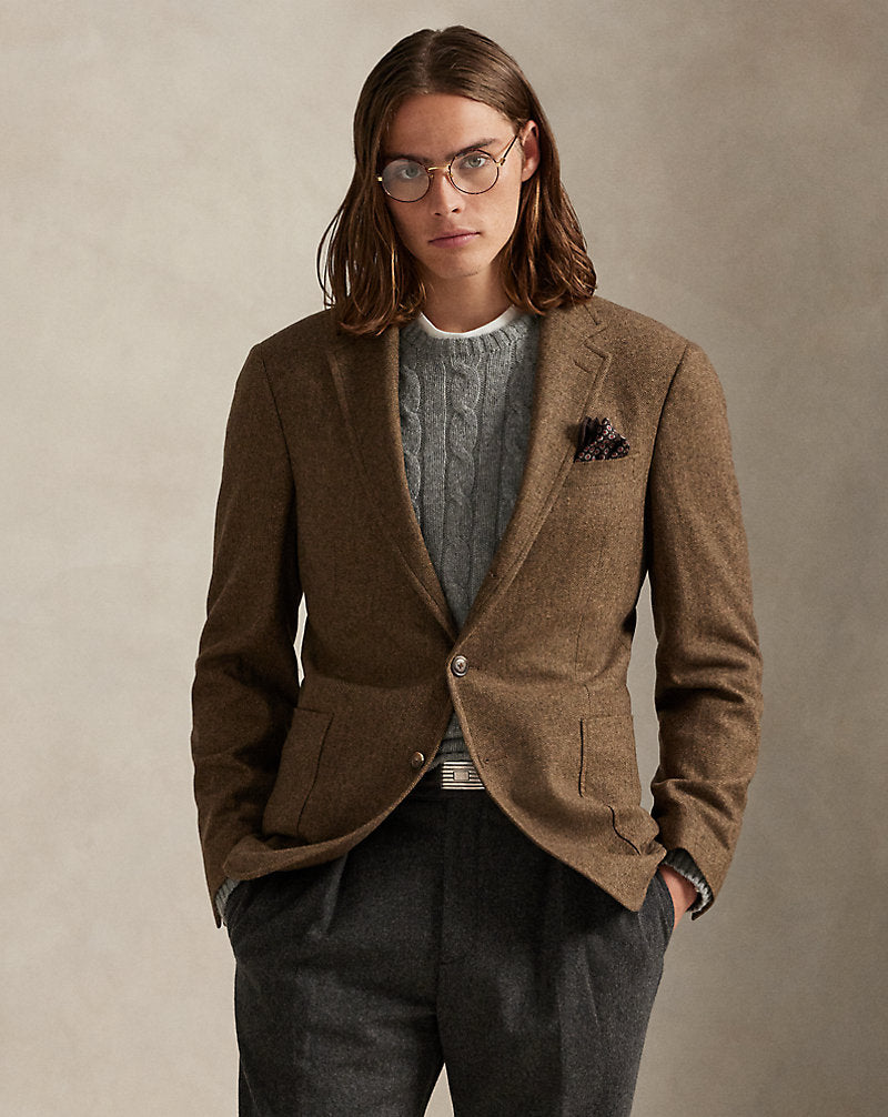 Giacca Polo Modern-Fit — Brown/Tan