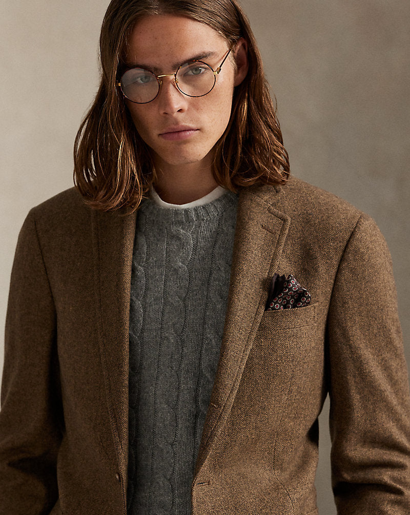 Giacca Polo Modern-Fit — Brown/Tan