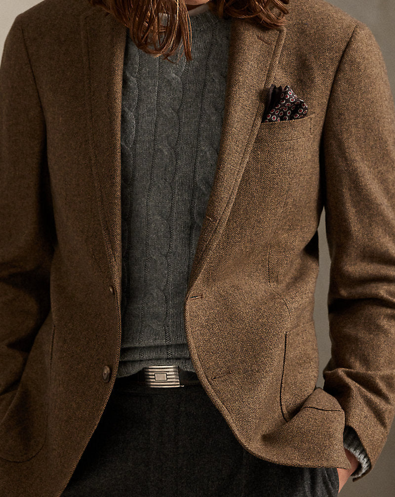 Giacca Polo Modern-Fit — Brown/Tan
