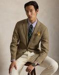 Giacca Polo Modern-Fit — Marrone/Color cuoio