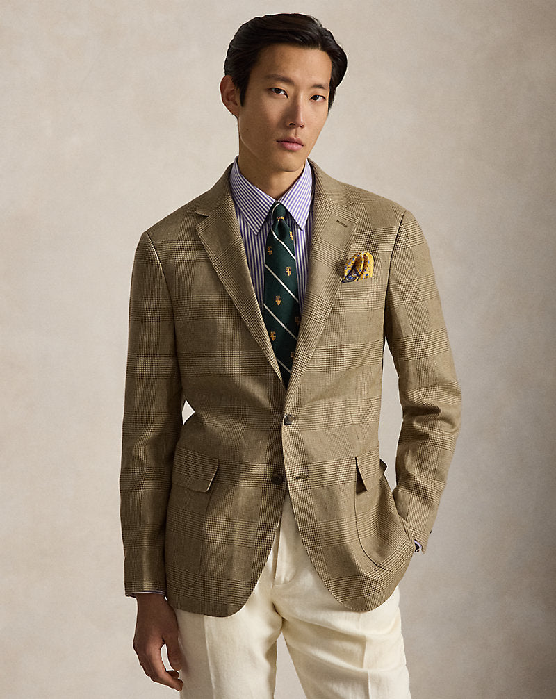 Giacca Polo Modern-Fit — Marrone/Color cuoio