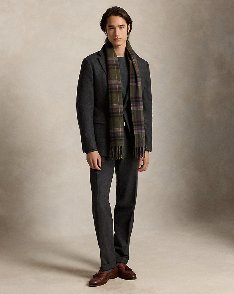 Giacca Polo in twill spezzato Modern-Fit — Antracite
