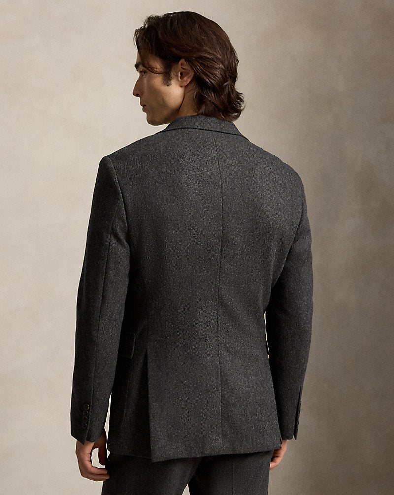 Giacca Polo in twill spezzato Modern-Fit — Antracite