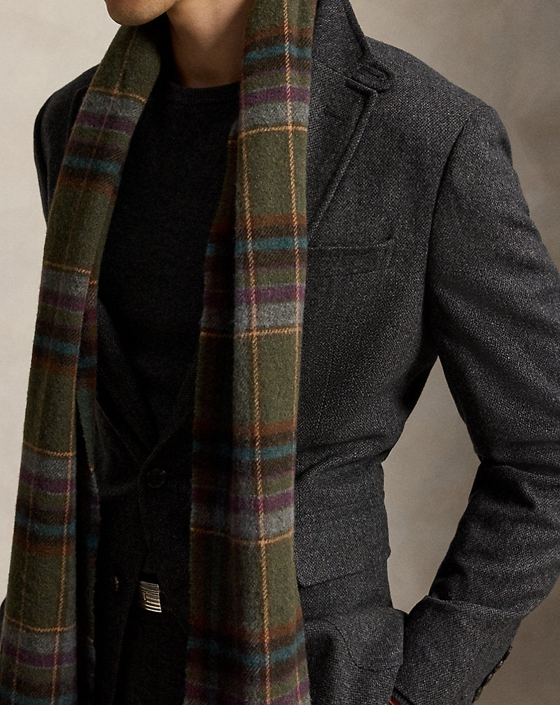 Giacca Polo in twill spezzato Modern-Fit — Antracite