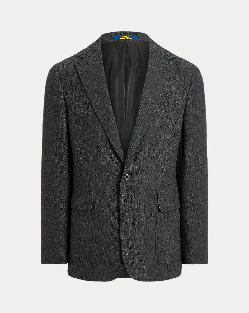Giacca Polo in twill spezzato Modern-Fit — Antracite