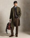 Il cappotto Polo in tweed spina di pesce — Loden multicolore