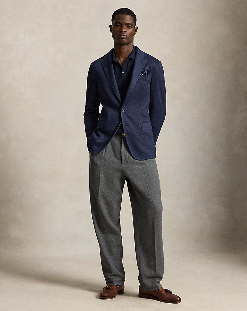 Giacca Polo Soft in maglia Modern-Fit — Blu navy
