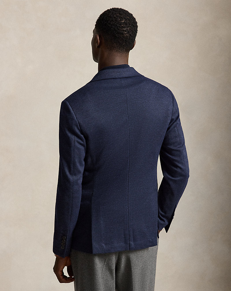 Giacca Polo Soft in maglia Modern-Fit — Blu navy