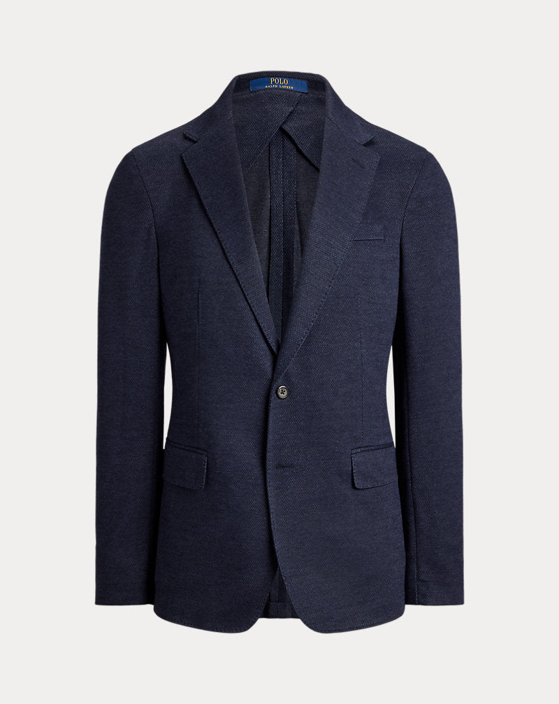 Giacca Polo Soft in maglia Modern-Fit — Blu navy