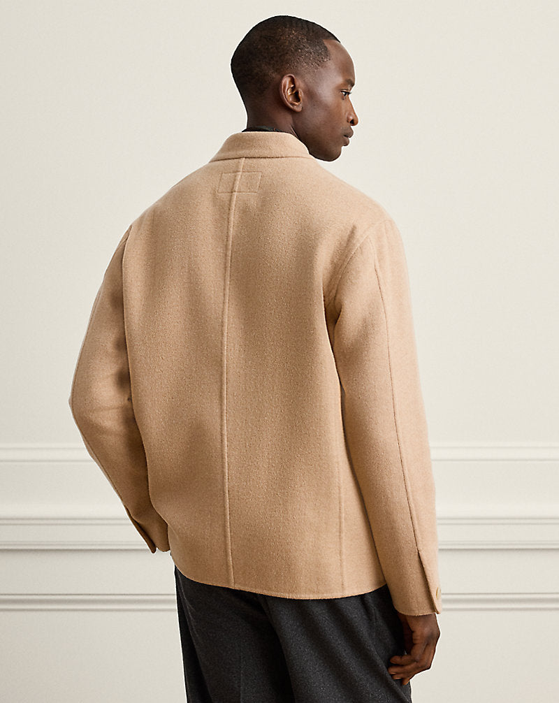 Giacca in cashmere confezionata a mano — Cammello