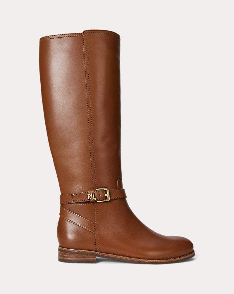 Stivali alti Brooke II in vitello — Color cuoio Lauren