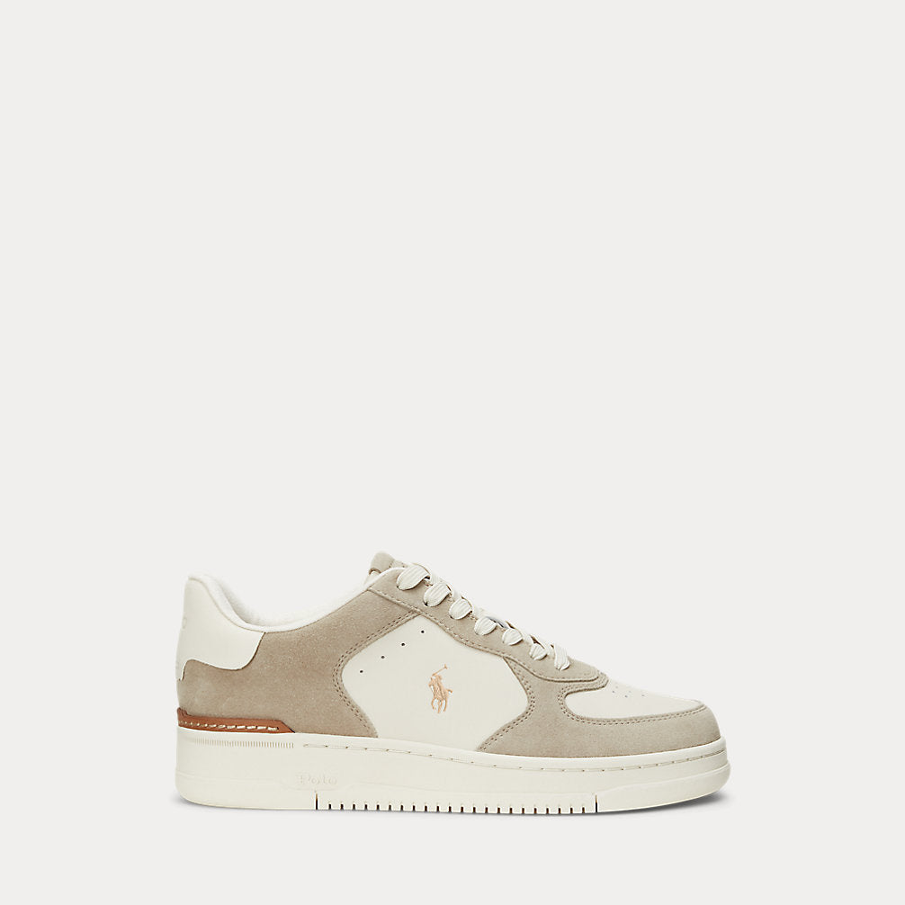 Sneaker Masters Court pelle e camoscio — Frappè/Écru