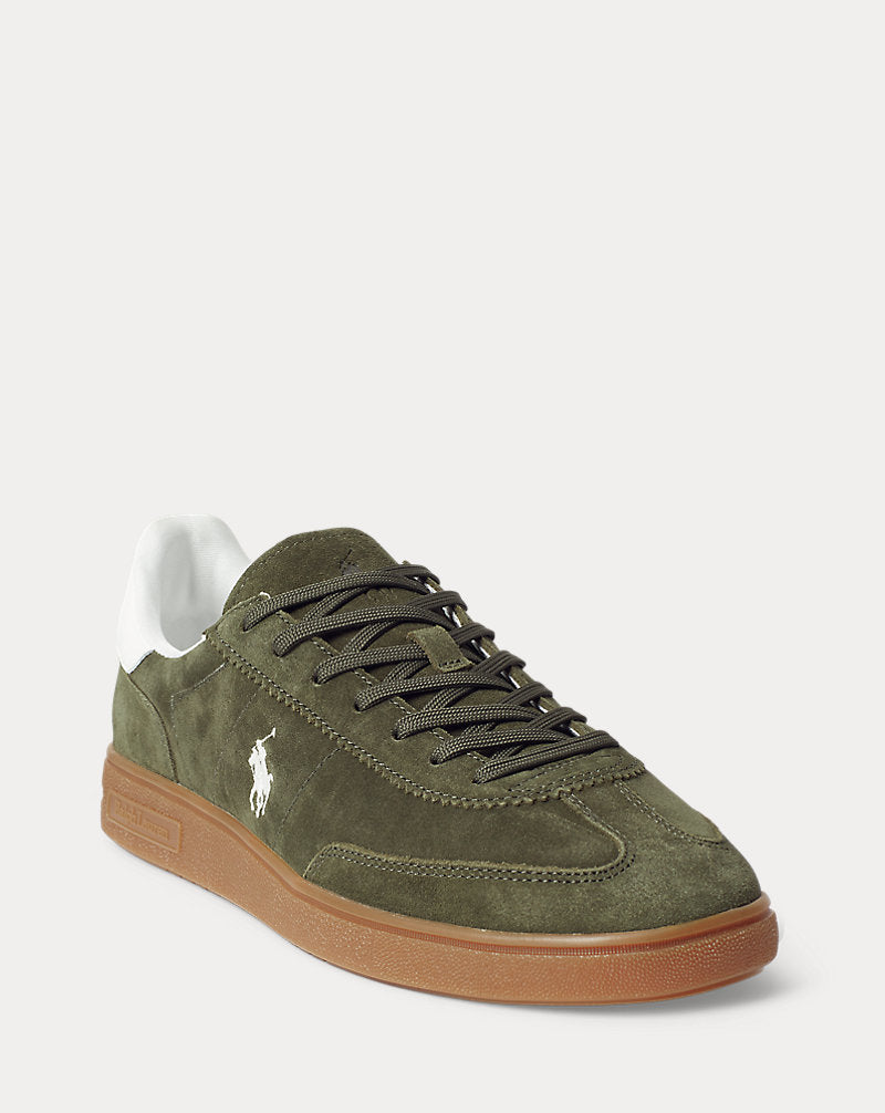 Sneaker Bedford in camoscio — Armadillo/Bianco nautico