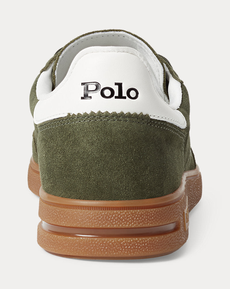 Sneaker Bedford in camoscio — Armadillo/Bianco nautico