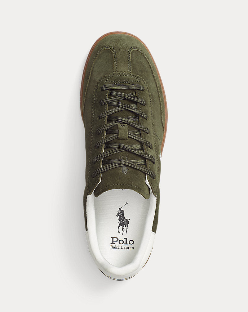 Sneaker Bedford in camoscio — Armadillo/Bianco nautico