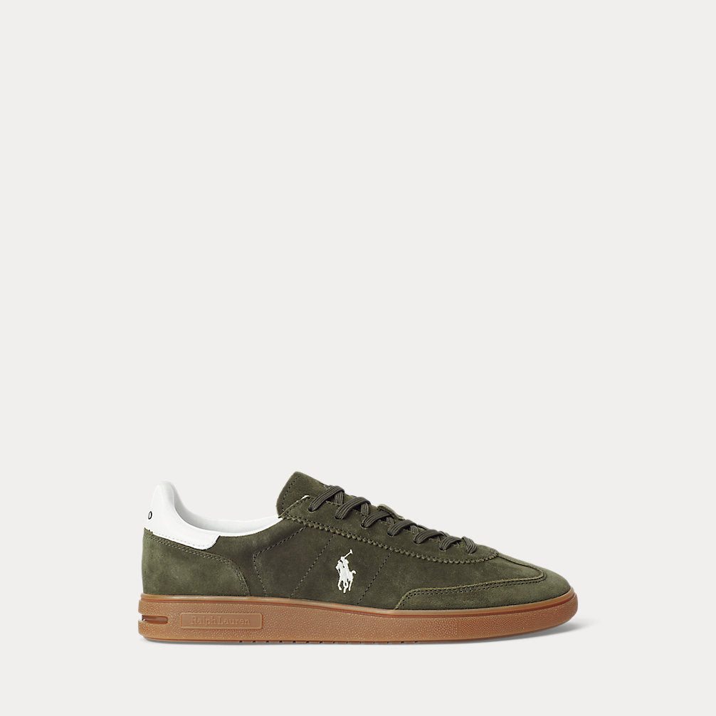 Sneaker Bedford in camoscio — Armadillo/Bianco nautico