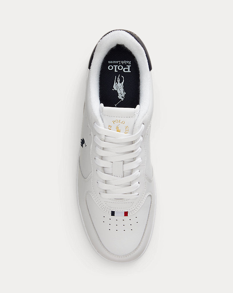Sneaker Masters Court in pelle — Bianco/Blu navy/Rosso