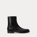 Stivaletti Owen in pelle con cerniera — Nero