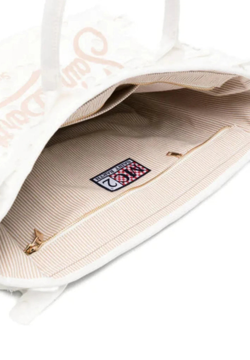 Borsa Vanity in pizzo sangallo bianco