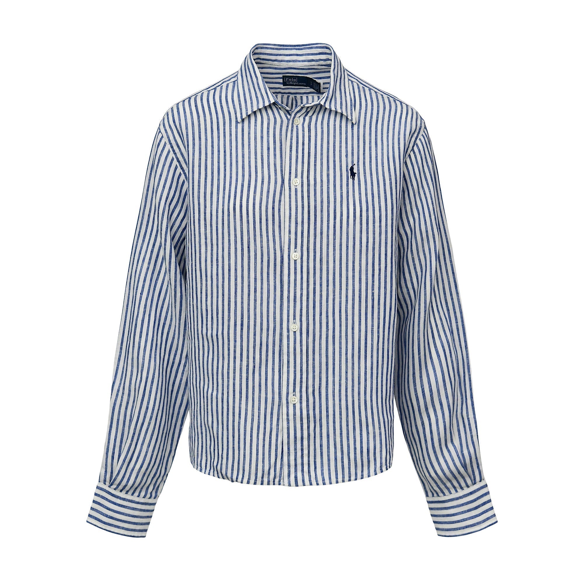 WIDE CROPPED GINGHAM LINEN SHIRT – Accessorio premium elegante