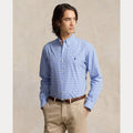 SLIM FIT CHECKED STRETCH POPLIN SHIRT – Accessorio premium elegante