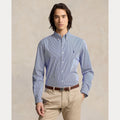 SLIM FIT STRIPED STRETCH POPLIN SHIRT – Accessorio premium elegante