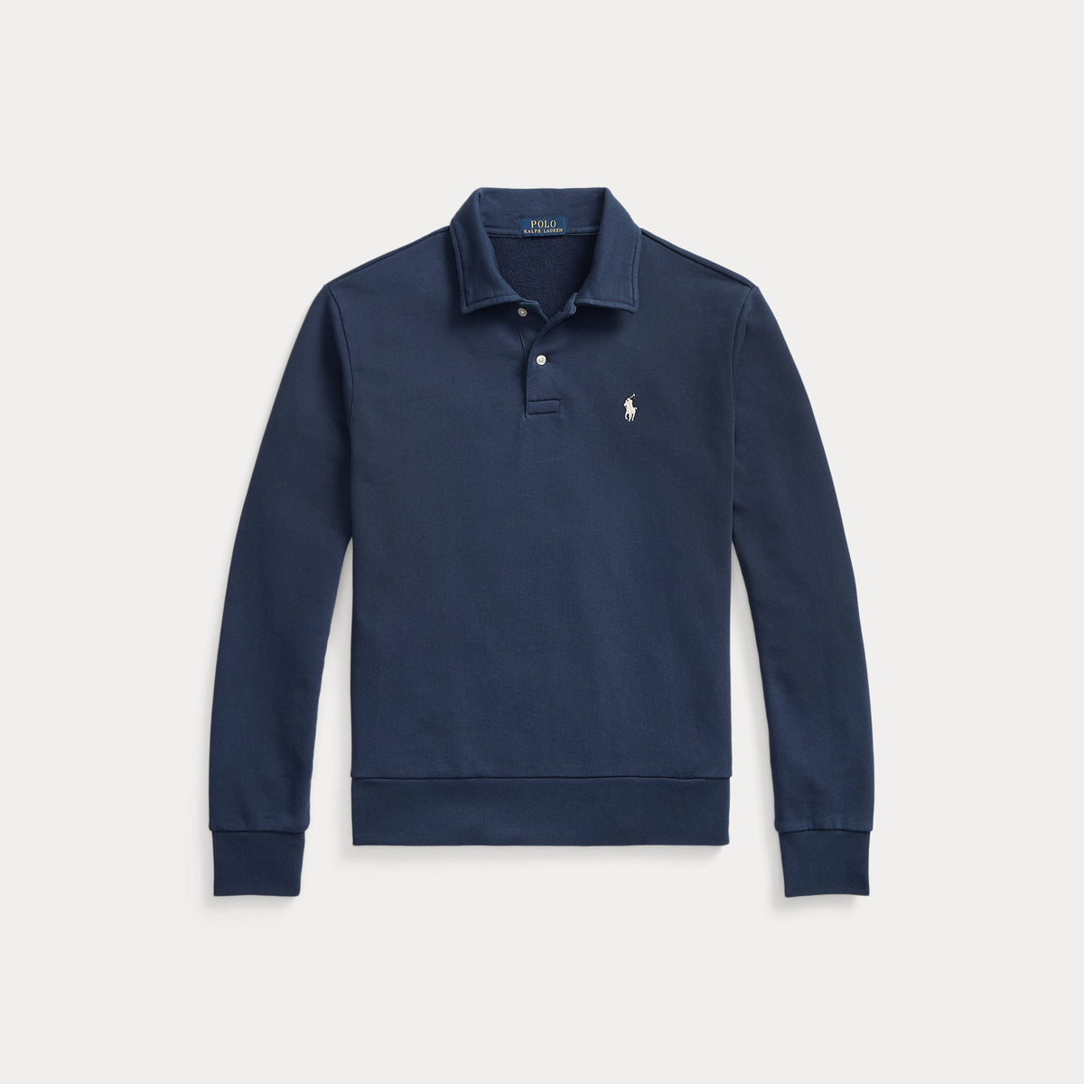 SUDADERA CON CUELLO Y FORRO POLAR RIZADO